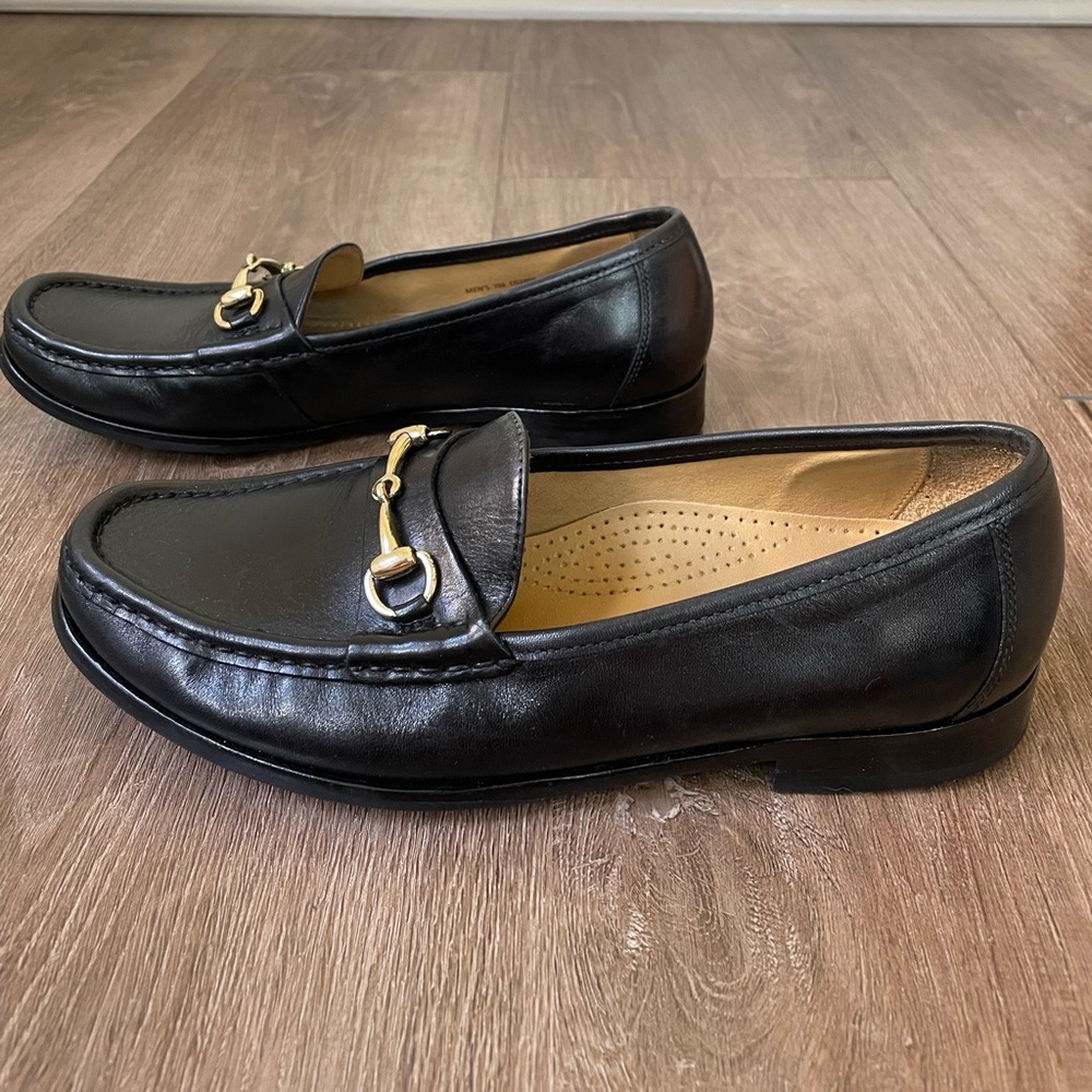 Cole Haan Men’s Horsebit Black Leather Slip On Loafers ~ Size 7M